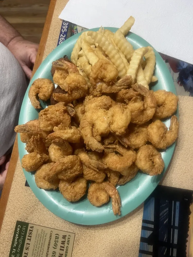 Fried Shrimp with French Fries